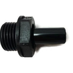 John Guest Plastic 12mm x 1/2 BSP Straight Male Stem Adapter - PM051214E