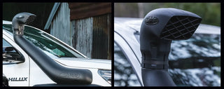 Safari ARMAX snorkel close-up on a Hilux