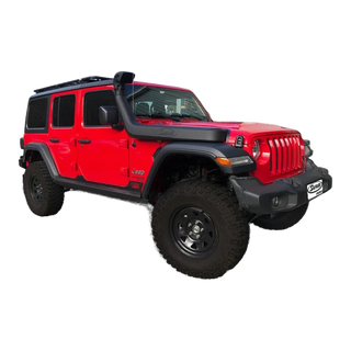 SAFARI V-SPEC SNORKEL JEEP JL WRANGLER & JEEP JT GLADIATOR Suits: 3.6L V6 Pentastar Engine, 2.0L Turbocharged GME Hurricane Engine & 2.2L Multijet Diesel Engine (Does not Suit 3.0L V6 EcoDiesel Engine)