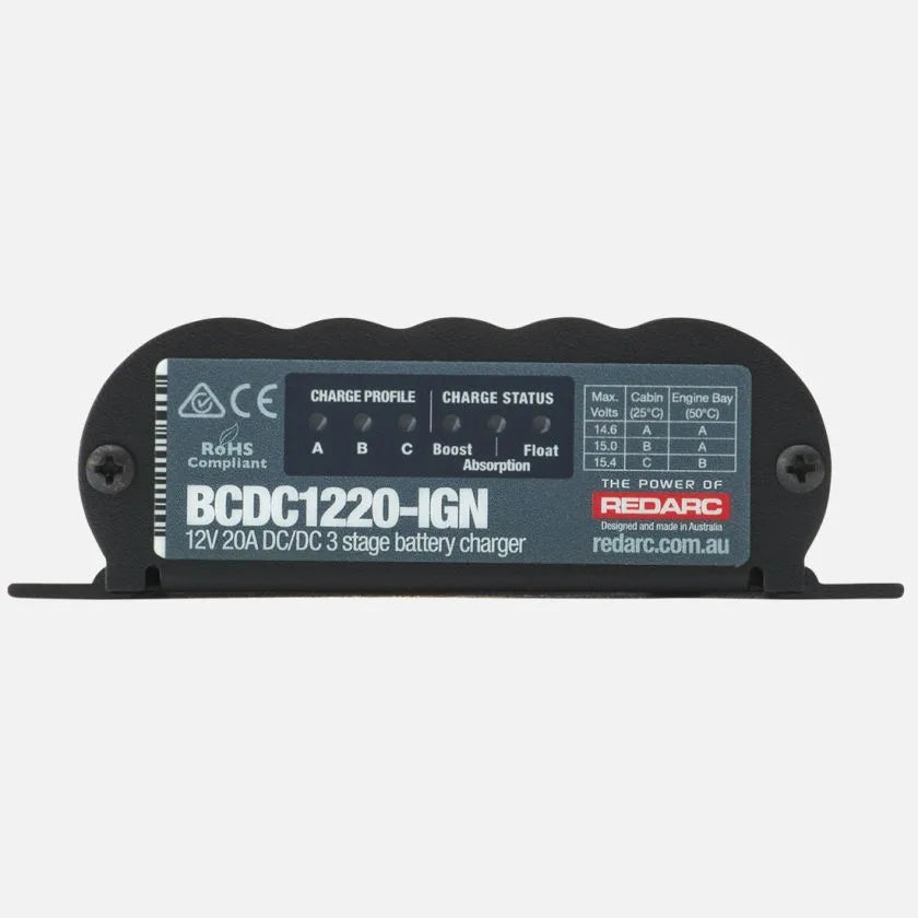 Redarc BCDC1220-IGN Battery Charger DC to DC 20A