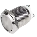 Series of Metal Push Button Switches w/LED On/Off, 19mm 5V