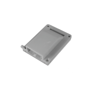 White slimline surface-mount housing for 50A Anderson-style plug