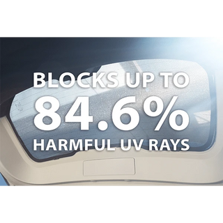 Sunshade blocks up to 84.6% of harmful UV rays – Snap Shades Rear Windscreen Isuzu D-MAX