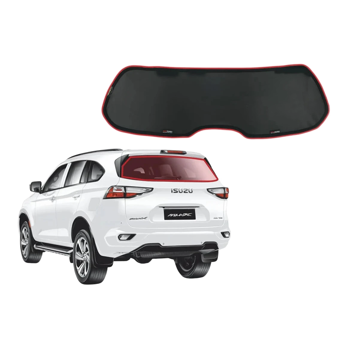 SnapShades Isuzu MU-X Rear Windscreen Shade (RJ 2020+)