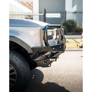 side view of TCC 250 Prado Bull Bar