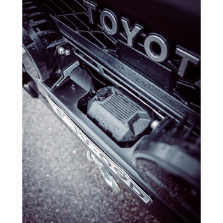 close up of the TCC 70 Series Single Cab Bull Bar - Facelift (2024 - Present)
