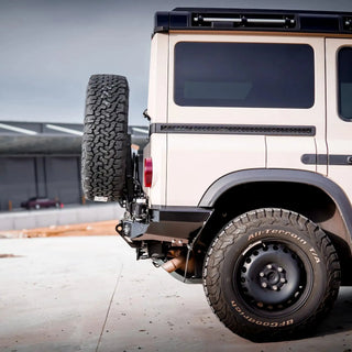 Side view of the TCC INEOS Grenadier Rear Bar