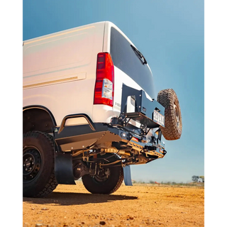 side view of TCC Toyota Hiace 300 Series Rear Bar