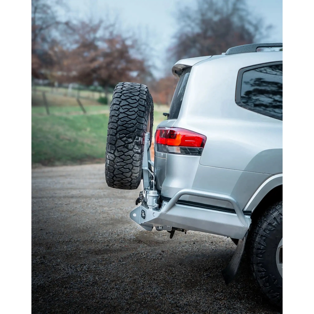 side view of TCC Toyota LC300 Series Rear Bar