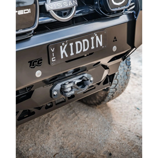 close up of the TCC Y62 Patrol S5 Bull Bar