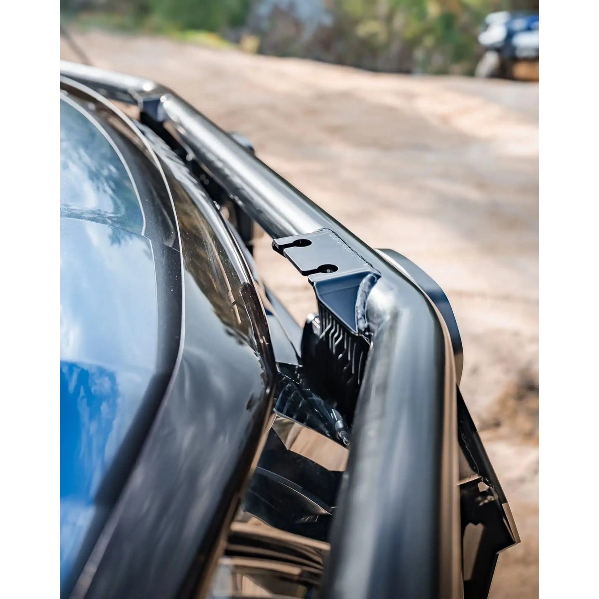 Close up of TCC Y62 Patrol S5 Bull Bar