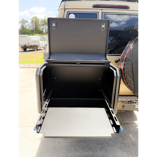 Thorburns BBQ 2.0 Accessory on a troopy