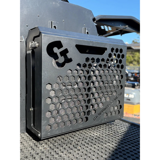 Thorburns Lockable Dual Jerry Can Holder