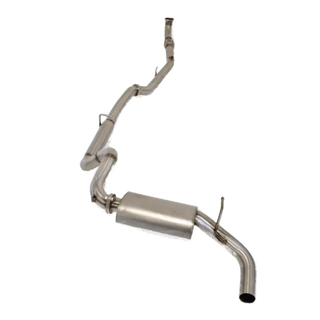 Car exhaust system on a white background – Torqit 2.5″ Performance Exhaust for 1.5L Suzuki Jimny 04/2019+