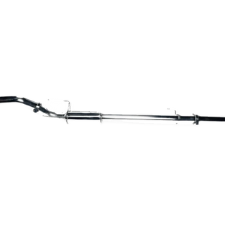 Exhaust pipe on a white background – Torqit 3″ DPF Back Performance Exhaust for 2.8L N80 Toyota Hilux 08/2020+