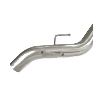 Stainless steel exhaust pipe on a white background – Torqit 3” DPF Back Performance Exhaust - ISUZU D-MAX 3.0TD GEN 3 9/2020+
