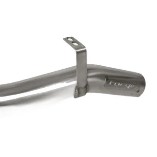 Metal exhaust pipe with Torqit branding – Torqit 3″ Single Exit DPF Back Exhaust 79 Series 4.5L Toyota Landcruiser Dual Cab 2016-09/2023