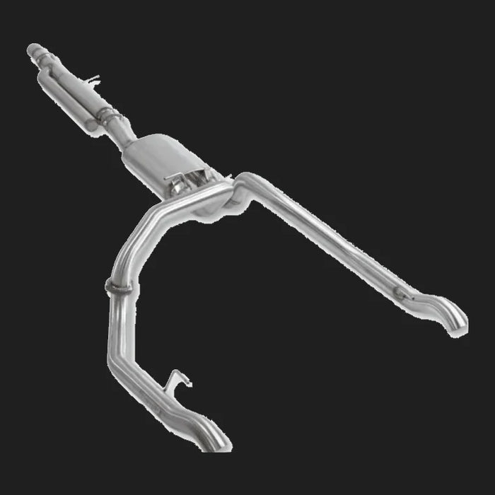 Torqit Single 3.5" - Twin 3" Dual Cat Back Exhaust - Silverado 1500 ZR2 01/2020+