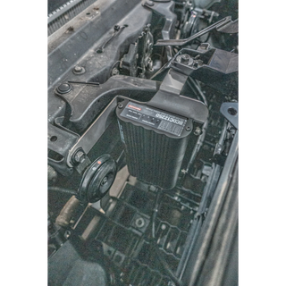 Elevate Toyota Landcruiser 300 Series Redarc BCDC bracket installed in engine bay