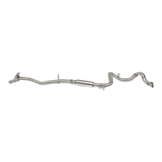 Metal exhaust pipe on a white background