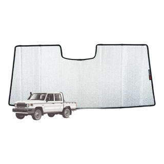 Toyota LandCruiser Troop Carrier/70 Series Front Windscreen Sun Shade (75/76/78/79 Series; 1984-2008)