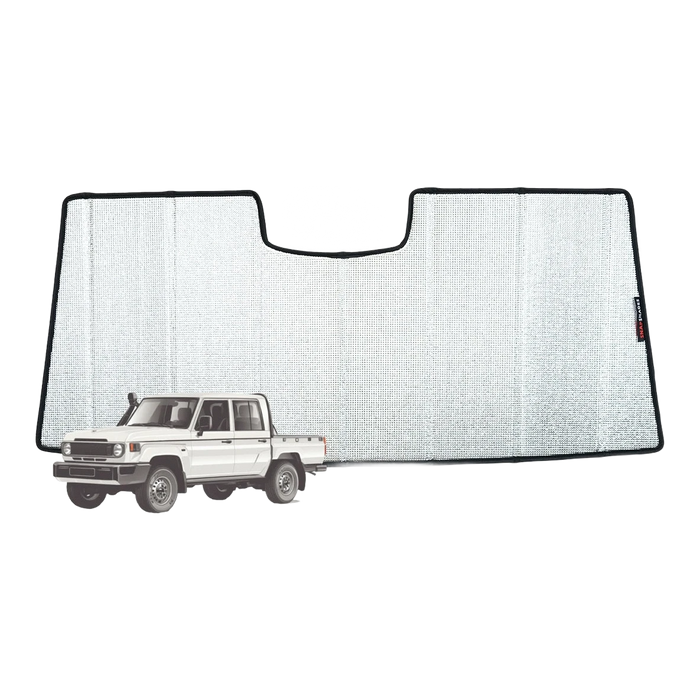 Toyota LandCruiser Troop Carrier/70 Series Front Windscreen Sun Shade (75/76/78/79 Series; 1984-2008)