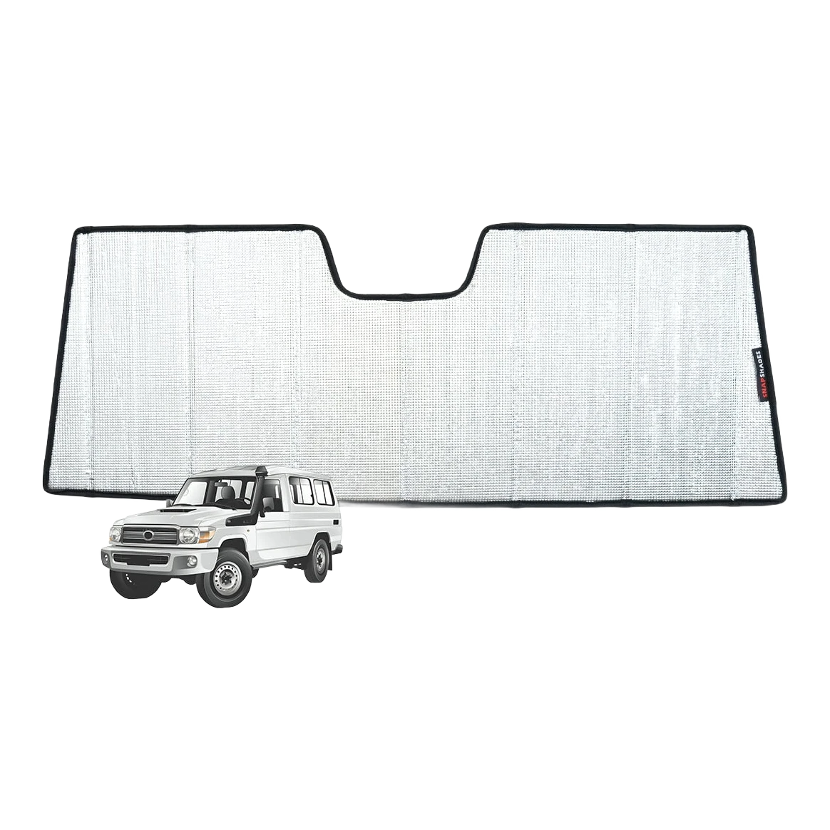 Toyota LandCruiser Troop Carrier / 70 Series Front Windscreen Sun Shade (Without Pre-collision System) (75/76/78/79 Series 2009-2022)