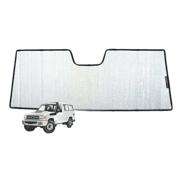 Toyota LandCruiser Troop Carrier / 70 Series Front Windscreen Sun Shade (Without Pre-collision System) (75/76/78/79 Series 2009-2022)