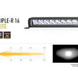Triple-R 16 Elite LED light bar with specifications on a white background