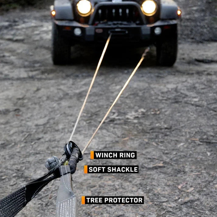ULTRA WINCH 100mm Winch Snatch Ring - Recovery Pulley