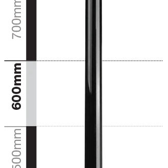 Uniden ATX970 Heavy Duty 6.6 dBi Gain Black Fibreglass Raydome Antenna – full-length antenna