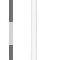 Uniden ATX970W antenna shown against a 1.2 m height scale