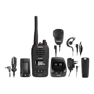 Uniden XTRAK 50 UHF Handheld Radio + Vehicle Accessory Kit – view 2