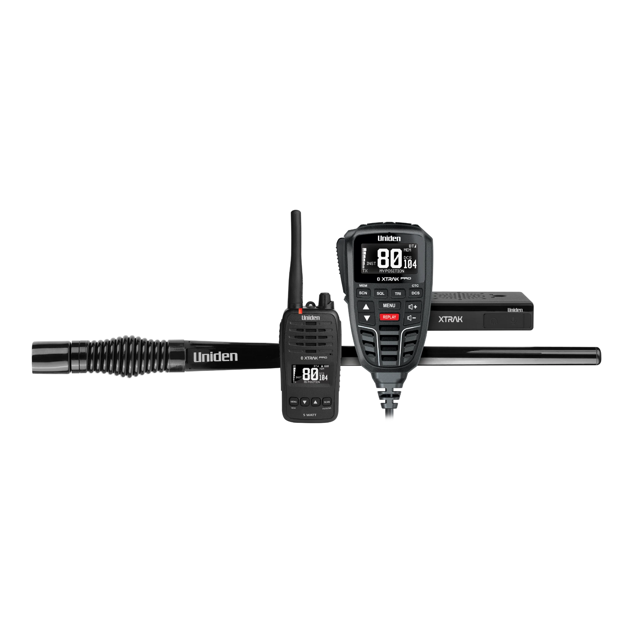 Uniden XTRAK 80 Pro Ultimate Pack UHF Radio 5 Watt