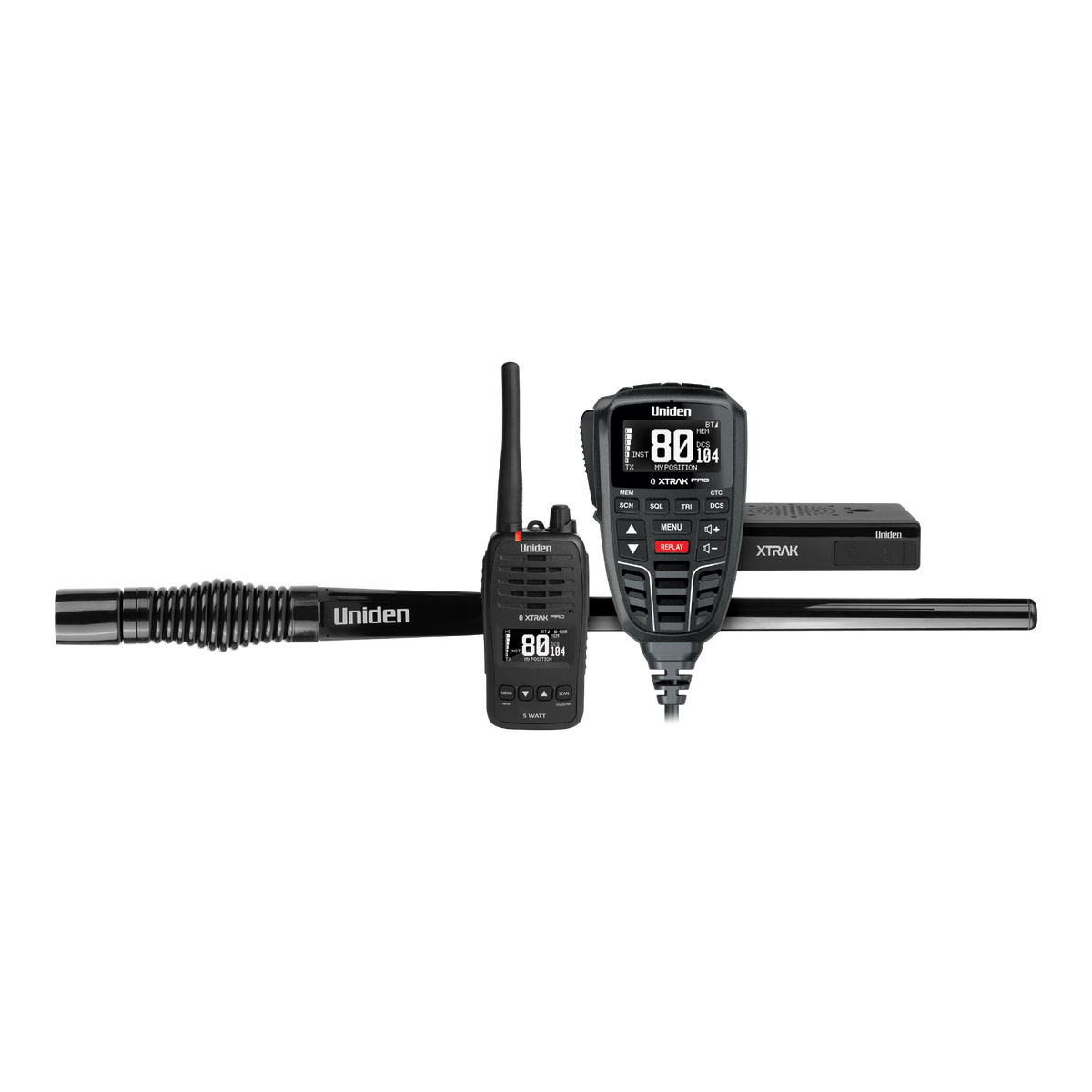 Uniden XTRAK 80 Pro Ultimate Pack UHF Radio 5 Watt