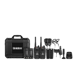 Uniden XTRAK50-2TP 5 Watt UHF Waterproof Handheld Radio Tradies Pack