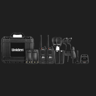 Uniden XTRAK50-2TP 5 Watt UHF Waterproof Handheld Radio Tradies Pack