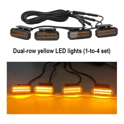 Universal Grille LED Day Time Running Lights 4 Pack
