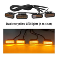 Universal Grille LED Day Time Running Lights 4 Pack