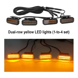 Universal Grille LED Day Time Running Lights 4 Pack