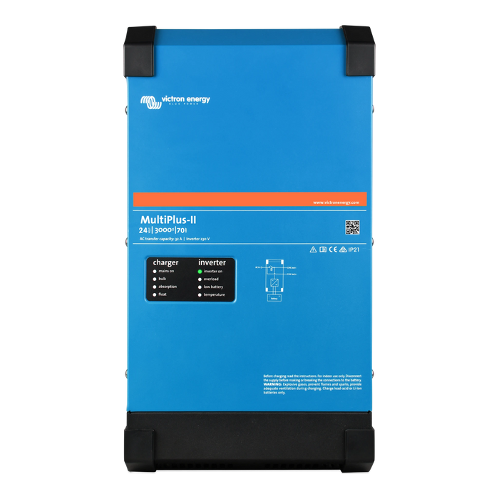 Victron MultiPlus-II 24V Inverter Charger 3kVA and 5kVA