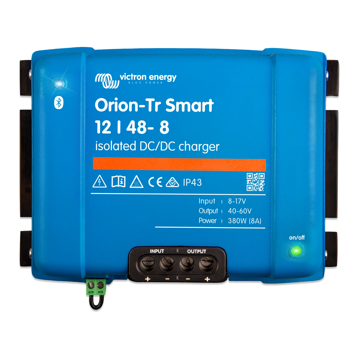Victron Orion-Tr Smart 12/48-8A isolated DC-DC charger, top view