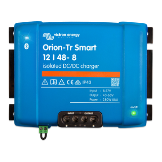Victron Orion-Tr Smart 12/48-8A isolated DC-DC charger, top view