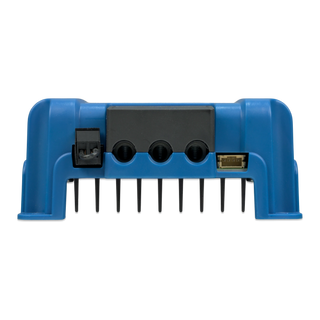 Victron Orion XS 1400 connection side with input, ground and output terminals