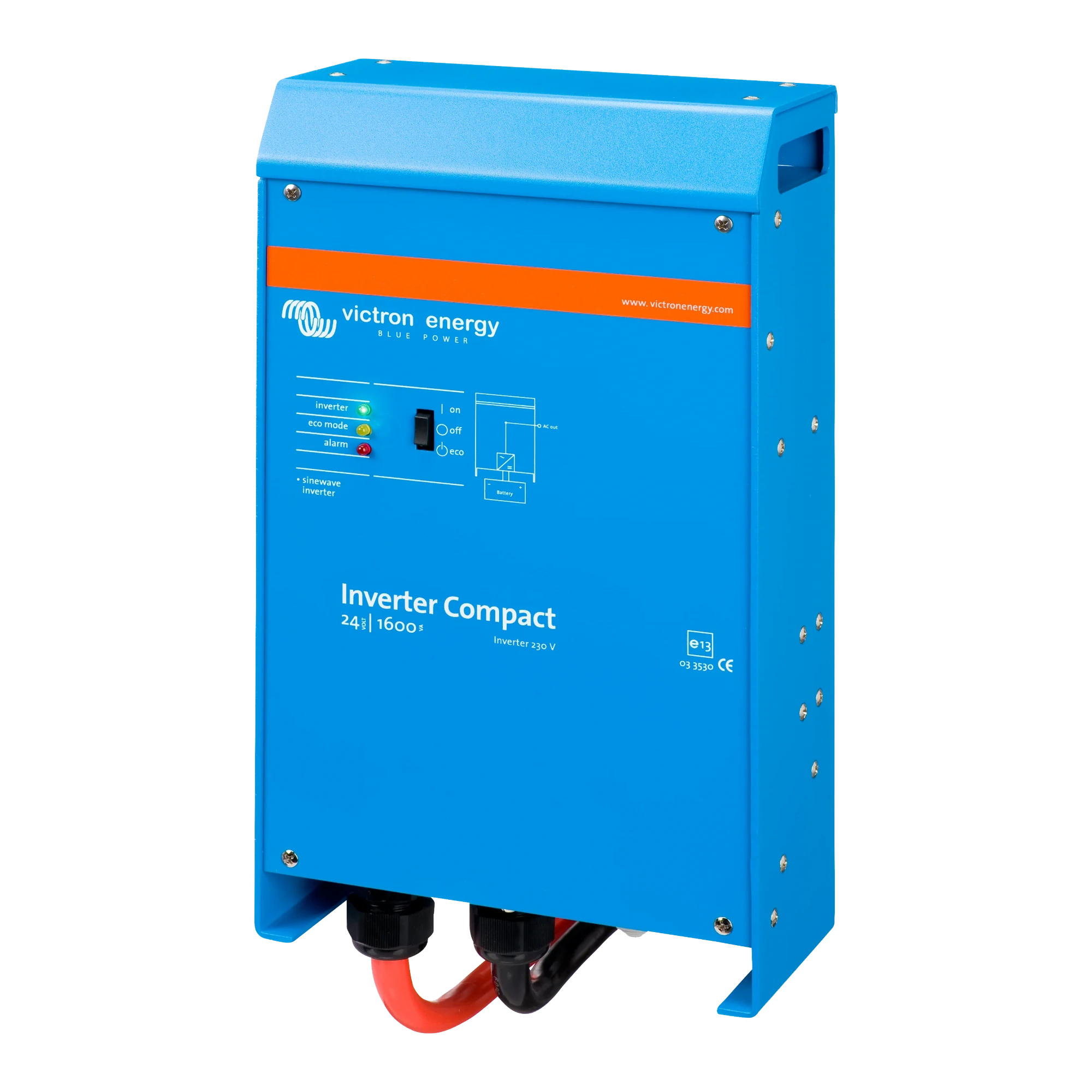 Victron Phoenix Inverter Compact 24V 1600VA 230V VE.Bus, left angle view