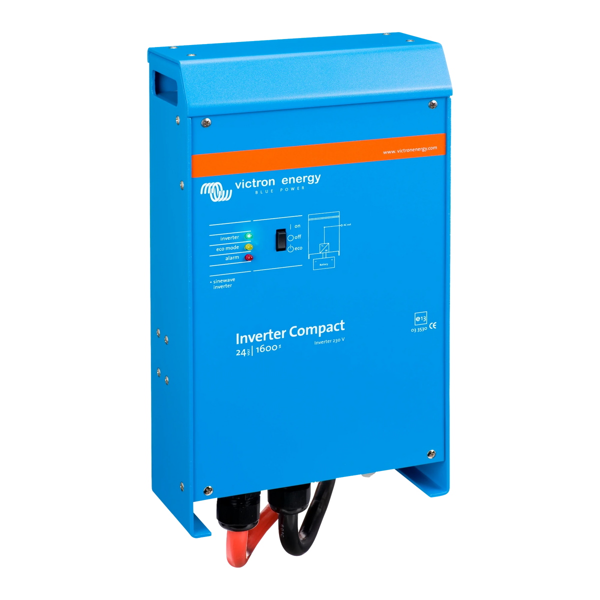 Victron Phoenix Inverter Compact 24V 1600VA 230V VE.Bus, right angle view