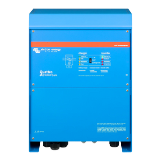 Victron Quattro 48/10000/140 120V inverter charger, front view