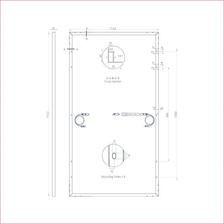 Walara 440W Solar Panel (1722x1133x35 mm) – view 2
