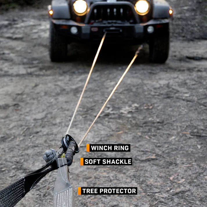 ULTRA WINCH 100mm Winch Snatch Ring - Recovery Pulley