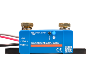 Victron SmartShunt 500A/50mV IP65 Water Resistant Bluetooth Battery Shunt